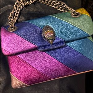 Kurt Geiger Rainbow Leather Crossbody Bag
